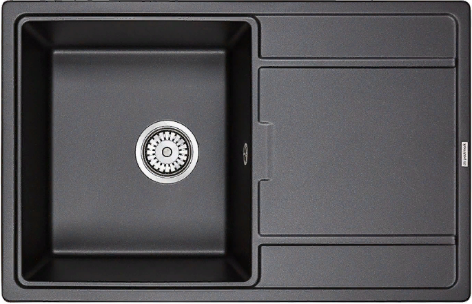 Детальное фото товара: Paulmark FLUGEN 50-780, мойка, гранит, черный