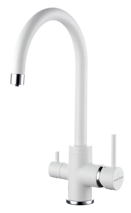 Фото товара: Paulmark ESSEN, смеситель, белый матовый