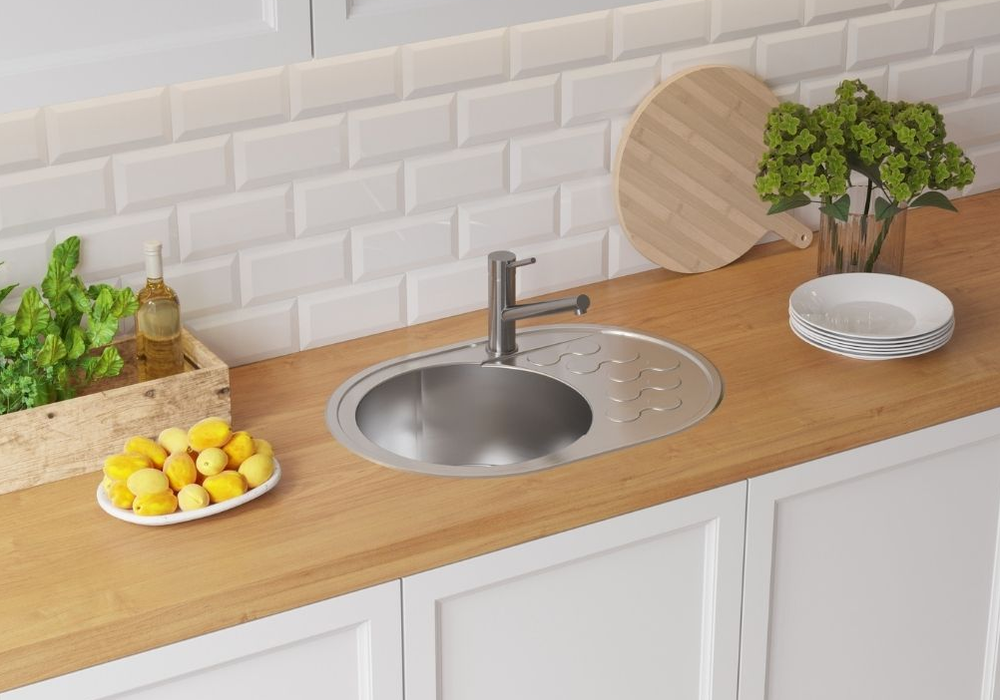 Детальное фото товара: Omoikiri Kasumigaura 65-IN, мойка, нержавеющая сталь