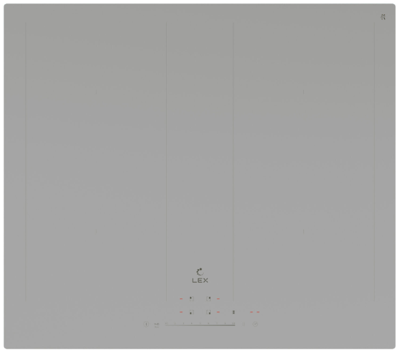 LEX EVI 641B GR Фото товара: LEX EVI 641B GR индукционная поверхность