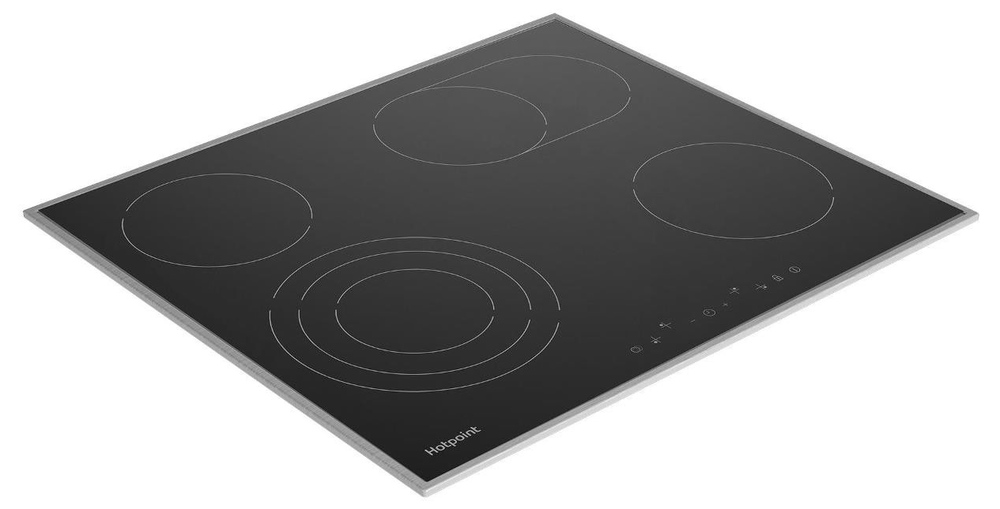 Hotpoint HR 6T7 X S Детальное фото товара: Hotpoint HR 6T7 X S стеклокерамическая поверхность