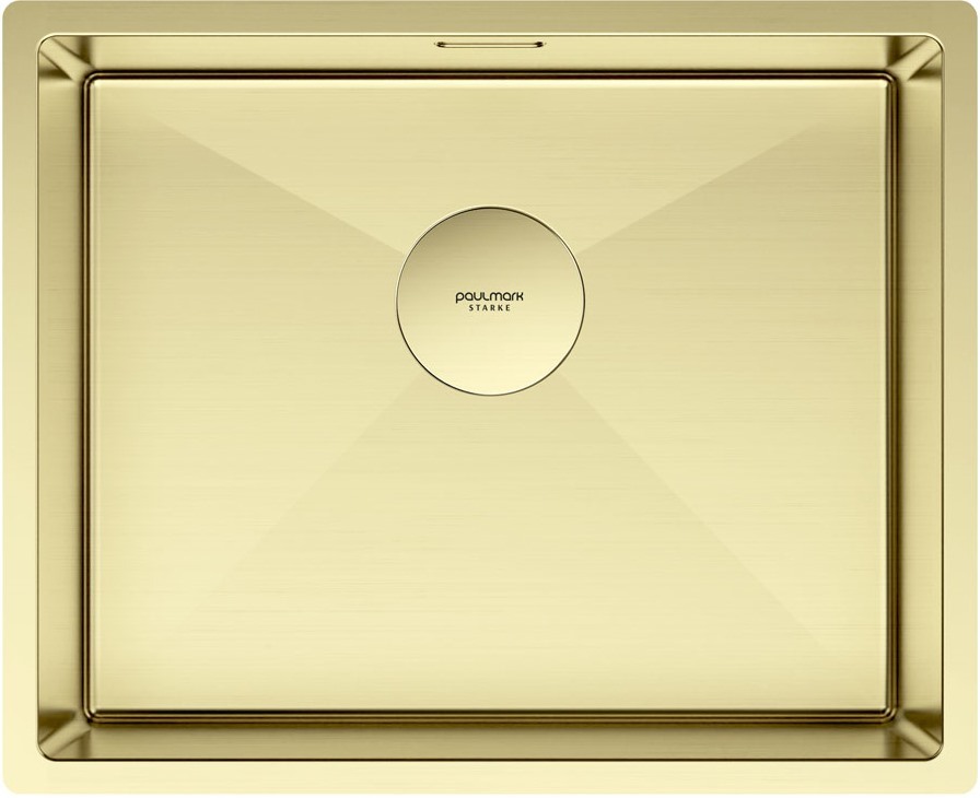 Фото товара: Paulmark NEXT 54 UNI, мойка, нержавеющая сталь, светлое золото