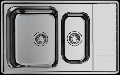 Фото товара: Omoikiri Sagami 79-2-IN, мойка, оборачиваемая, нерж. сталь