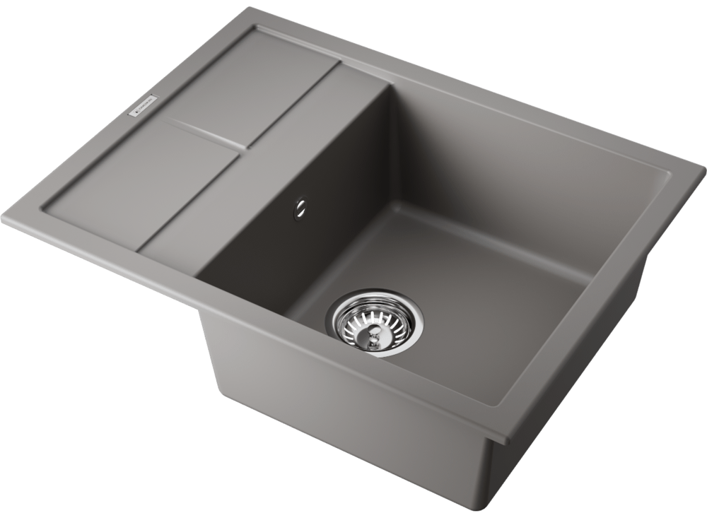 Детальное фото товара: Omoikiri Sumi 65A-GR, мойка, керамика, leningrad grey