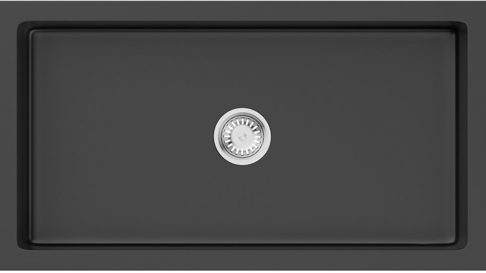 Фото товара: Omoikiri Mikura 76-BL, мойка, керамика, черный
