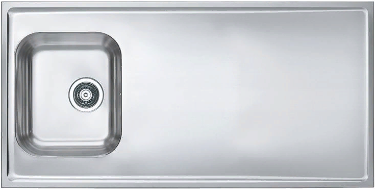 Детальное фото товара: ALVEUS CLASSIC PRO 90 SAT-90, мойка, нержавеющая сталь сатин (в комплекте с сифоном 1130551)