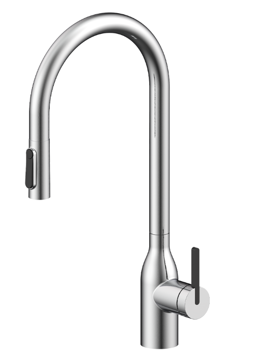 Фото товара: Paulmark Universal, смеситель, брашированная сталь