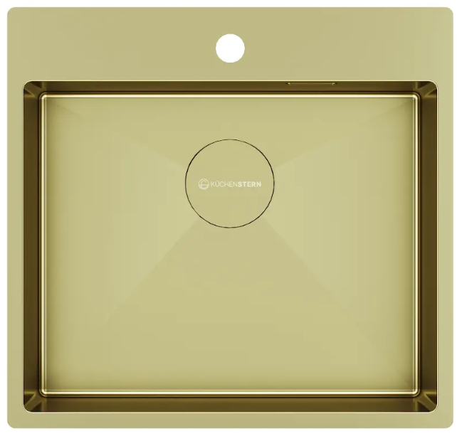 Фото товара: KUCHENSTERN WERK 60, мойка, нержавеющая сталь, золото