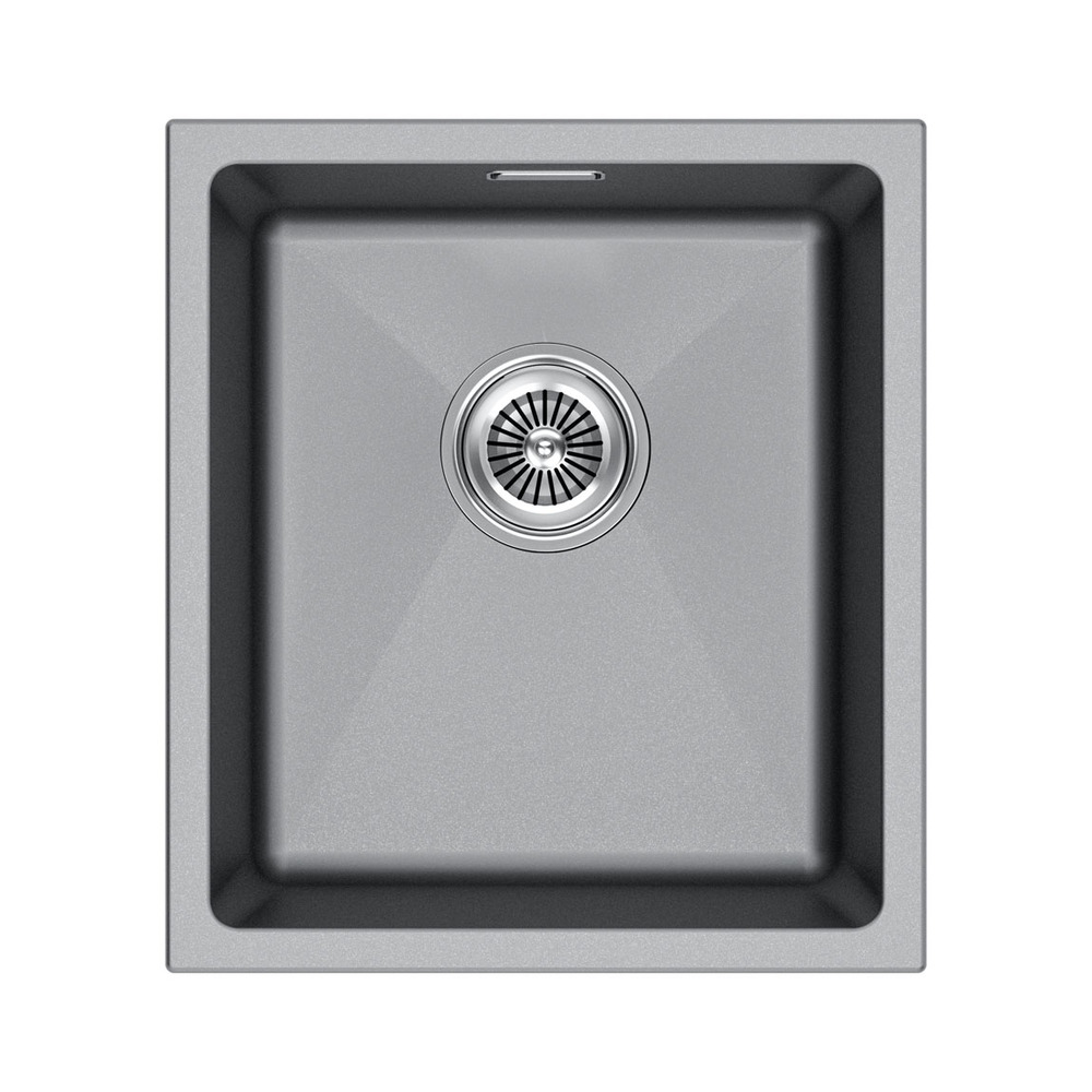 Детальное фото товара: Paulmark LUMI 41UNI, мойка, гранит, серый металлик