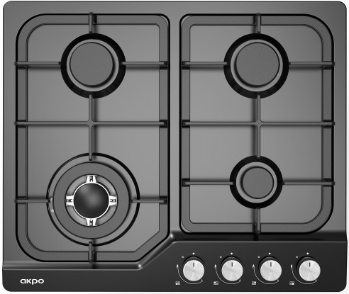 Фото товара: AKPO PGA 604 FGC-3 BL газовая поверхность