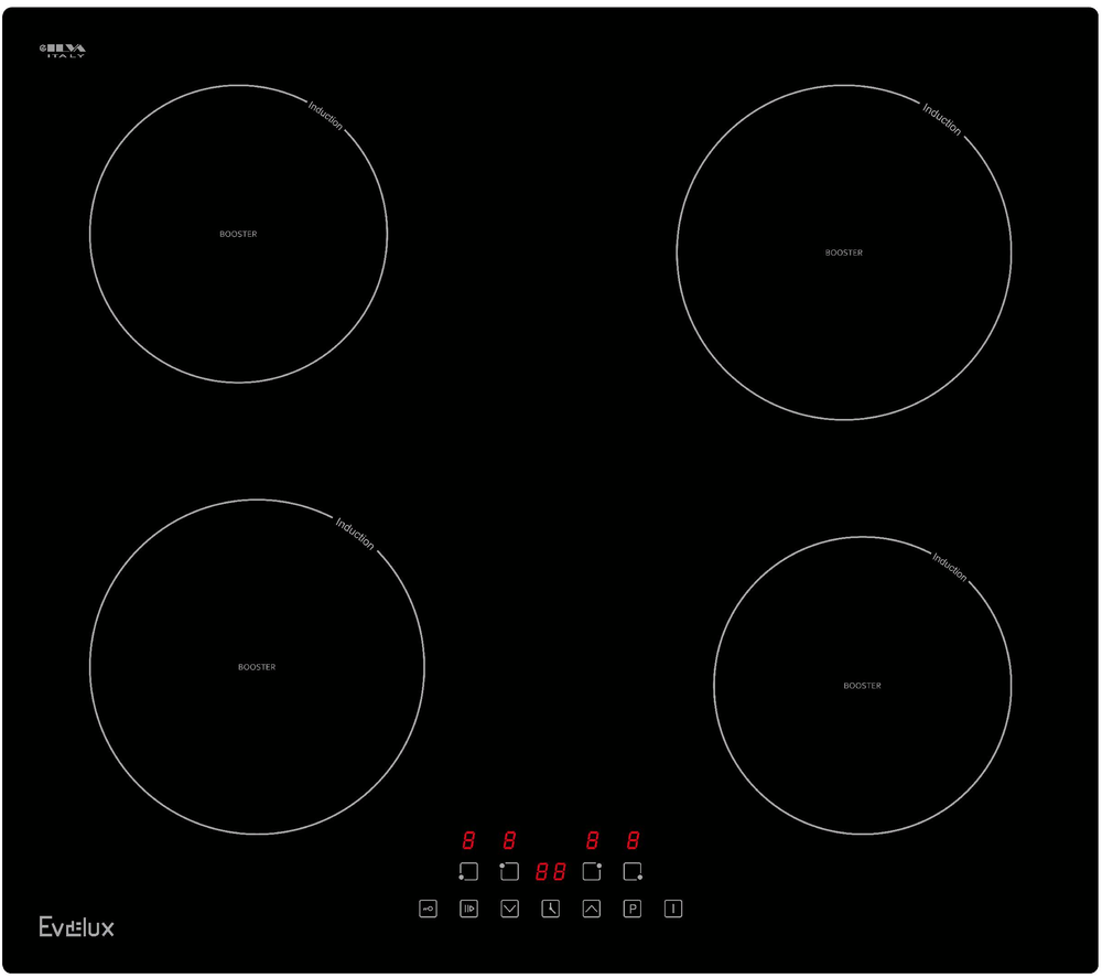 Фото товара: Evelux EI 6044 индукционная поверхность