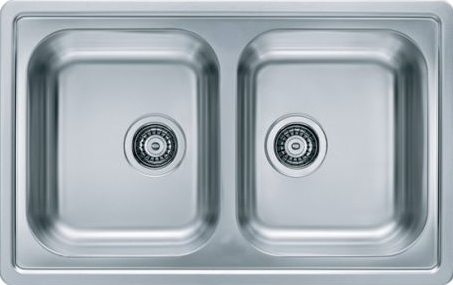 Фото товара: ALVEUS ELEGANT 40 SAT-90, мойка, нержавеющая сталь (в компл.с сифоном 1130555)