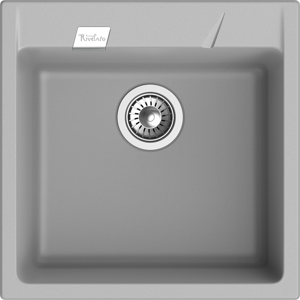 Фото товара: Rivelato RAUM RM-50 grigio metallizzato, мойка, гранит, серый металлик