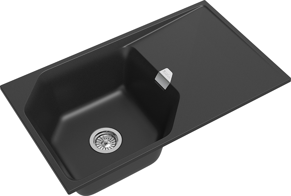 Детальное фото товара: Rivelato LOCUS LS-85 antracite, мойка, гранит, антрацит