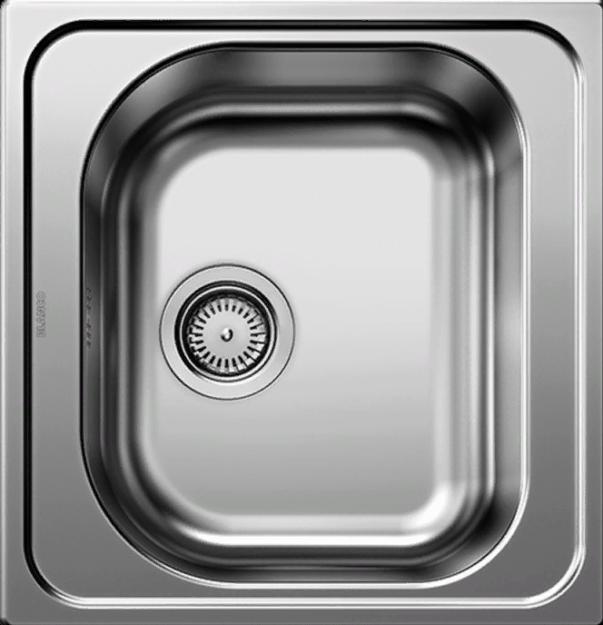 Детальное фото товара: Blanco Tipo 45-C, мойка, нержавеющая сталь матовая (237628+214381-1+233691)