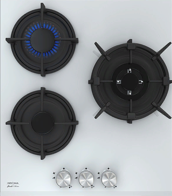 Фото товара: Krona FIERO 45 WH газовая поверхность