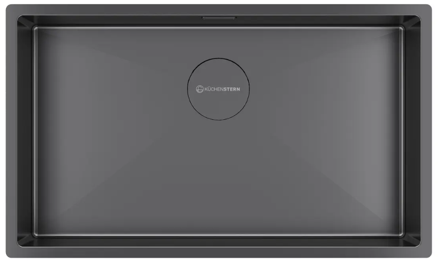 Фото товара: KUCHENSTERN KRAFT 80, мойка, нержавеющая сталь, вороненая сталь