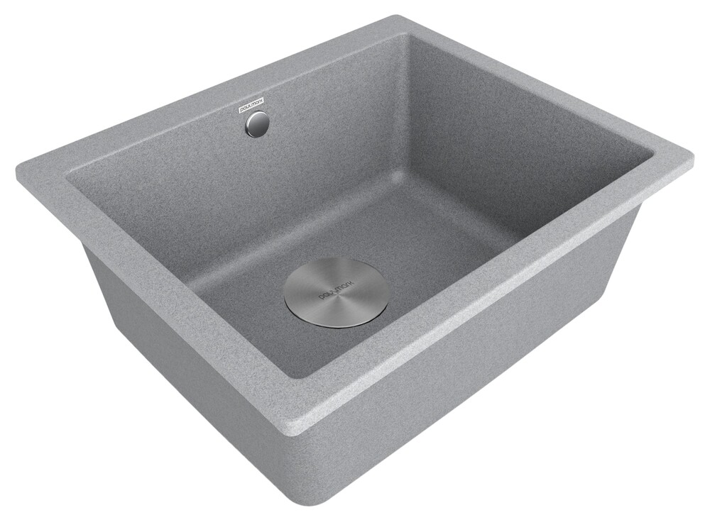 Детальное фото товара: Paulmark GERA 60, мойка, гранит, серый
