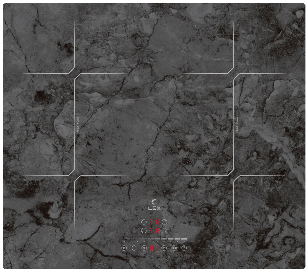 Фото товара: LEX EVI 640 F DS индукционная поверхность
