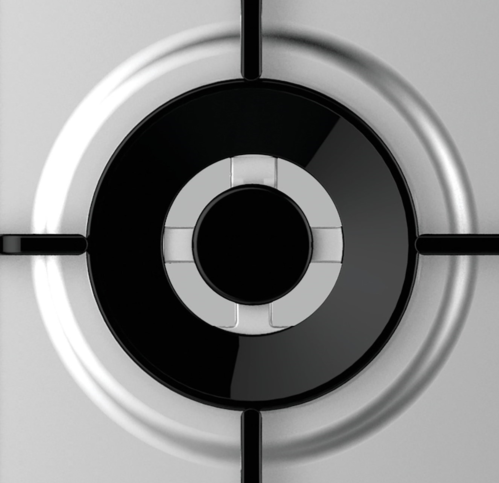 Candy CHW6D4WX Детальное фото товара: Candy CHW6D4WX газовая поверхность