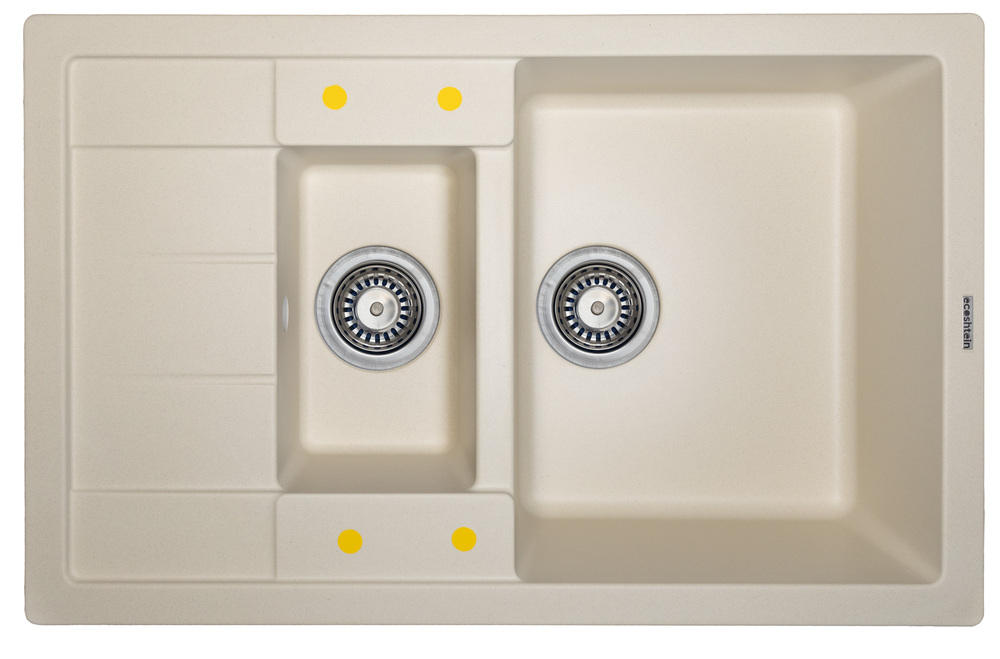 Ecoshtein RECHTECK 781.5, мойка, гранит, капучино Фото товара: Ecoshtein RECHTECK 781.5, мойка, гранит, капучино