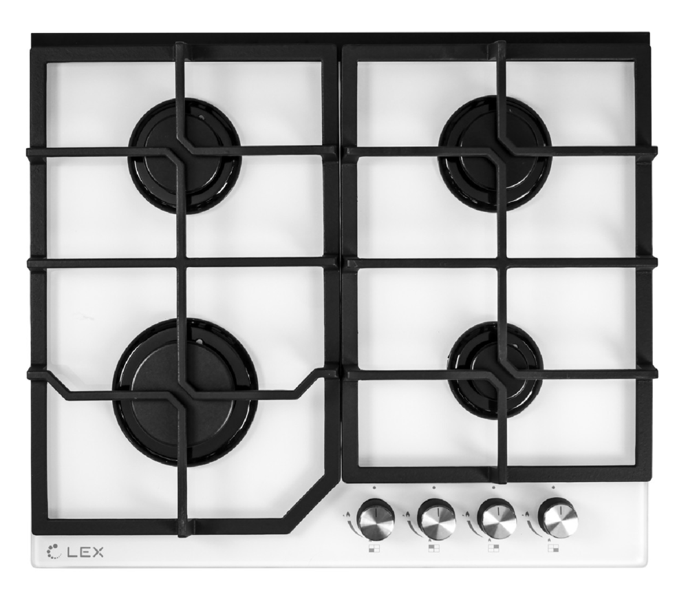 LEX GVG 642 WH Фото товара: LEX GVG 642 WH газовая поверхность