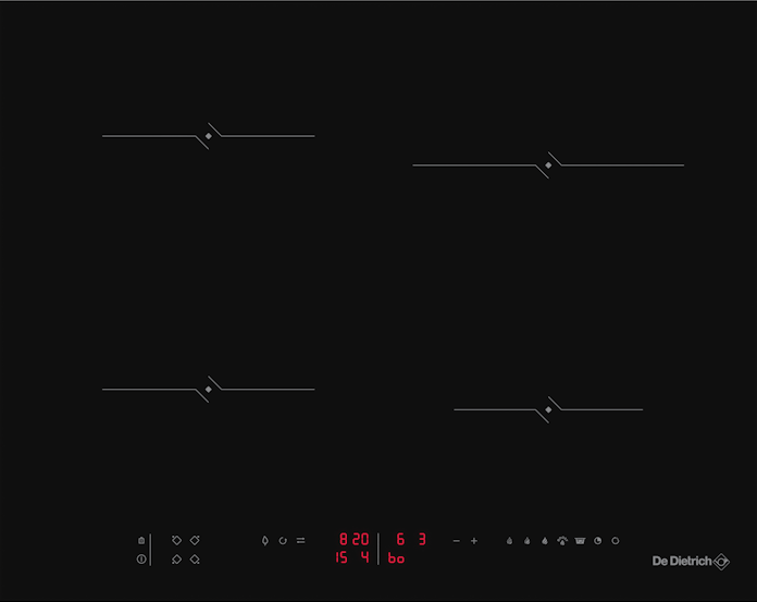 Фото товара: De Dietrich DPI4400B индукционная поверхность