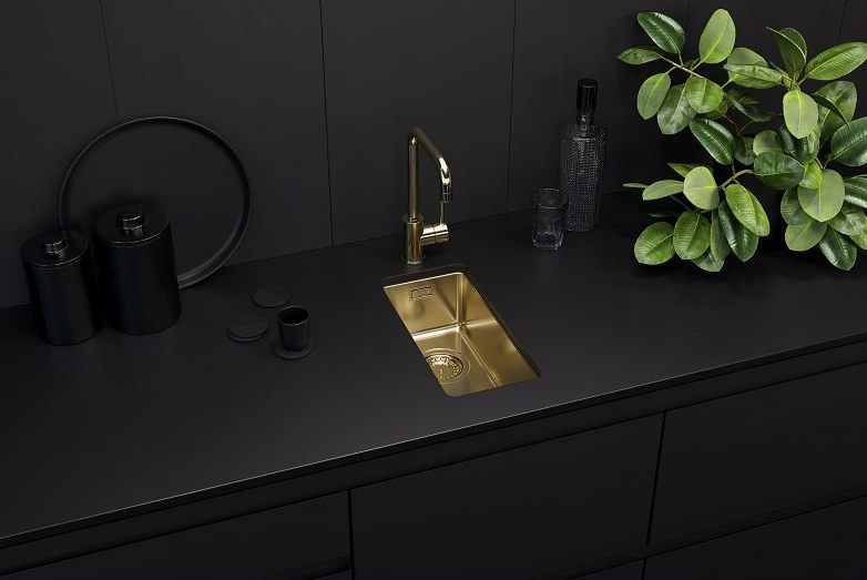 Детальное фото товара: ALVEUS KOMBINO 10 MONARCH BRONZE SAT-90, мойка, нерж. сталь, бронза (в компл. с выпуском без сифона)