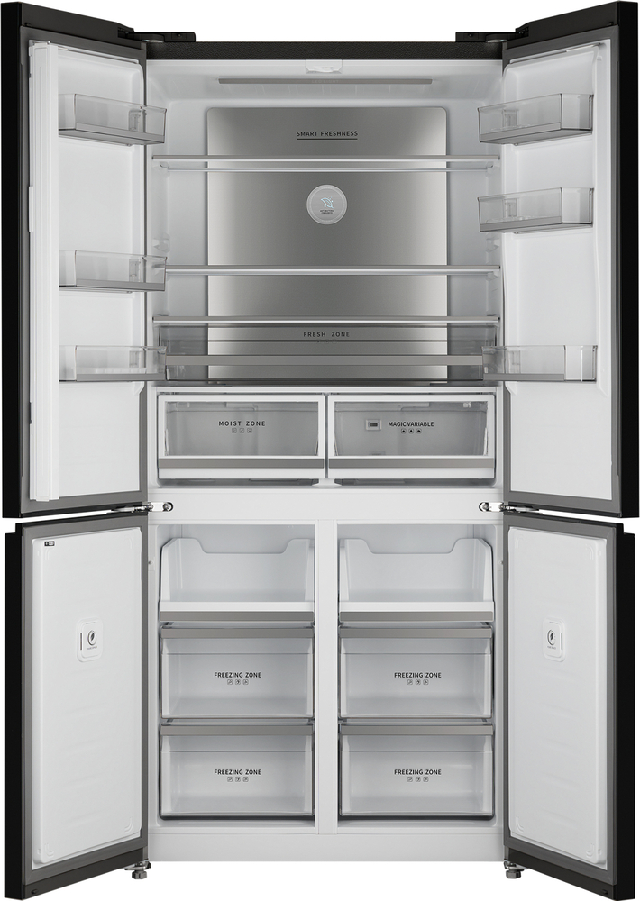 Детальное фото товара: Weissgauff WCD 510 Built-in Inverter NoFrost Dark Inox