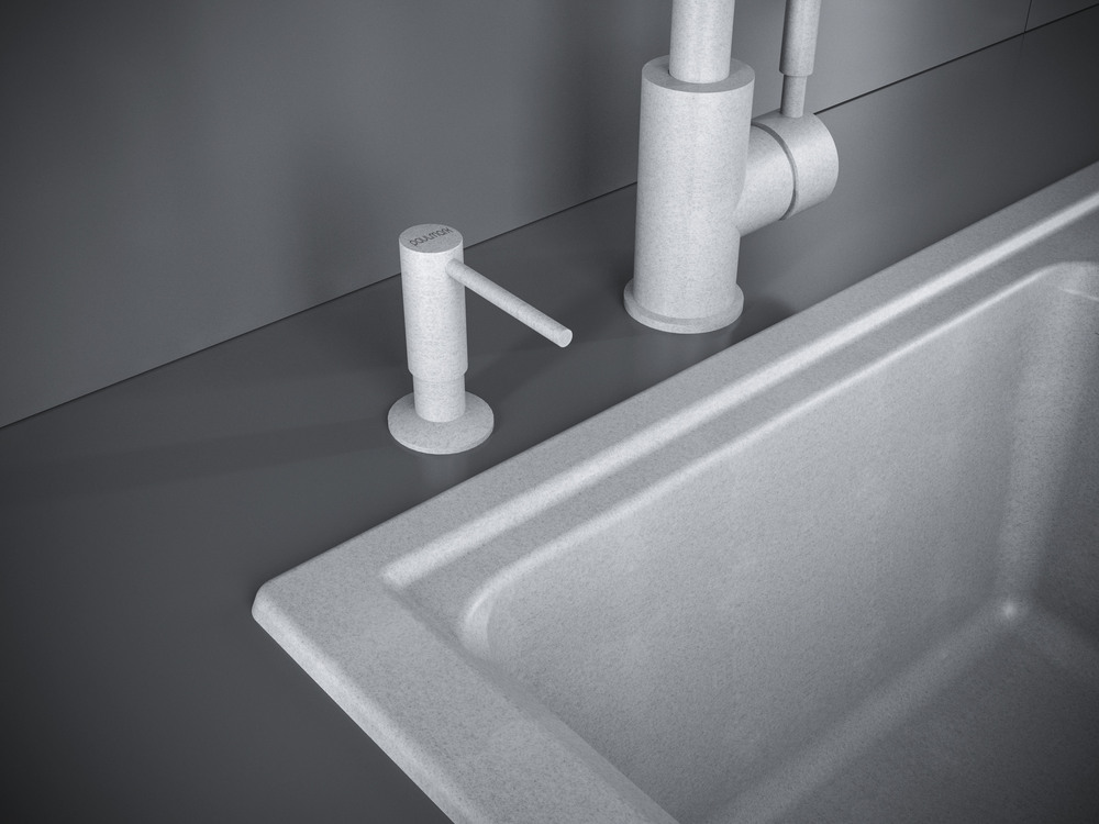 Paulmark DECUS, дозатор для моющего средства, серый Детальное фото товара: Paulmark DECUS, дозатор для моющего средства, серый