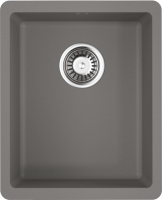 Фото товара: Omoikiri Kata 34-U-GR, мойка, гранит, leningrad grey