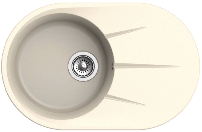 Фото товара: Ewigstein Rund R- 50F, мойка, гранит, крем
