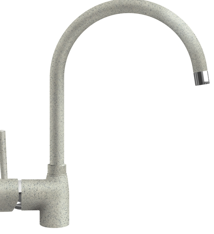 Фото товара: ITALMIX MINIMALE MN 0636 SCANDIC, смеситель, гранит, серый GR82