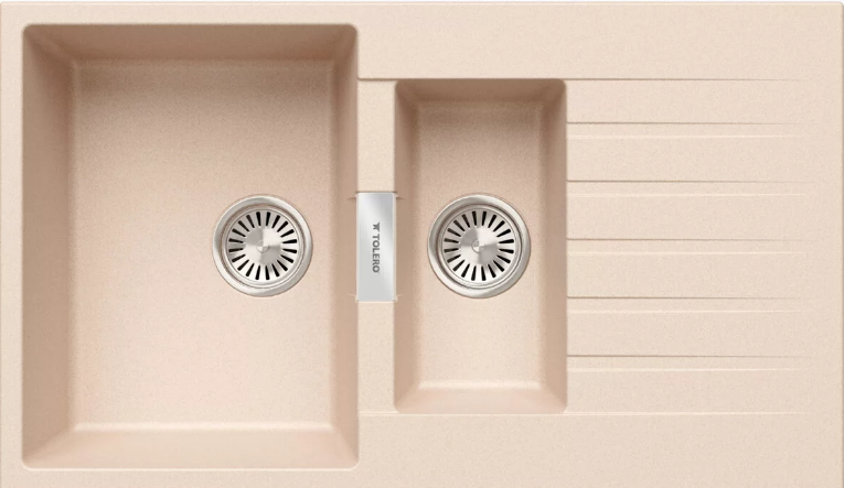 Tolero Loft TL-860, мойка, гранит, саванна Фото товара: Tolero Loft TL-860, мойка, гранит, саванна