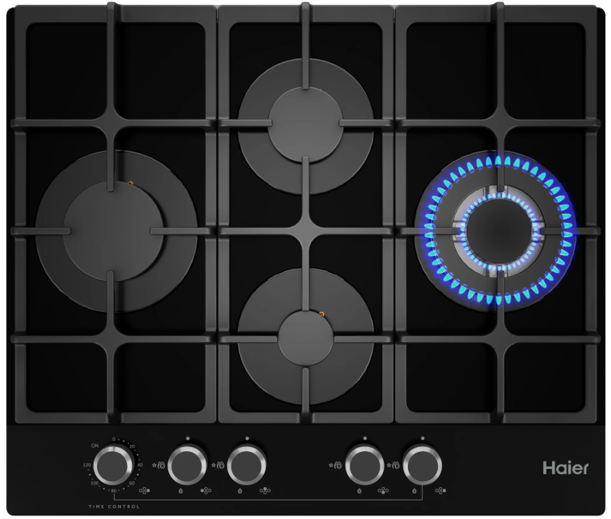 Фото товара: Haier HHX-G64CWMB газовая поверхность