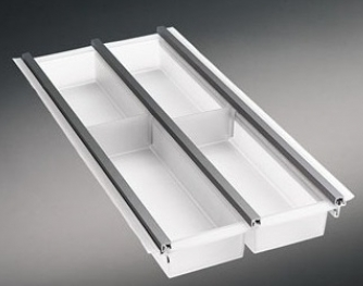 Фото товара: Ninka Cuisio Aqua 300, Legrabox Blum, лоток для столовых приборов, белый