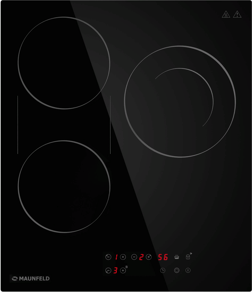 Фото товара: Maunfeld CVCE453BDBK стеклокерамическая поверхность