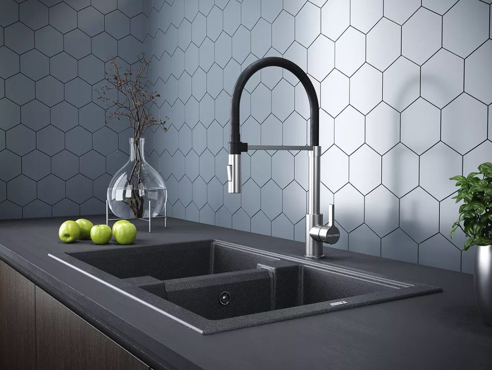 Детальное фото товара: Paulmark HALT, смеситель, брашированная сталь