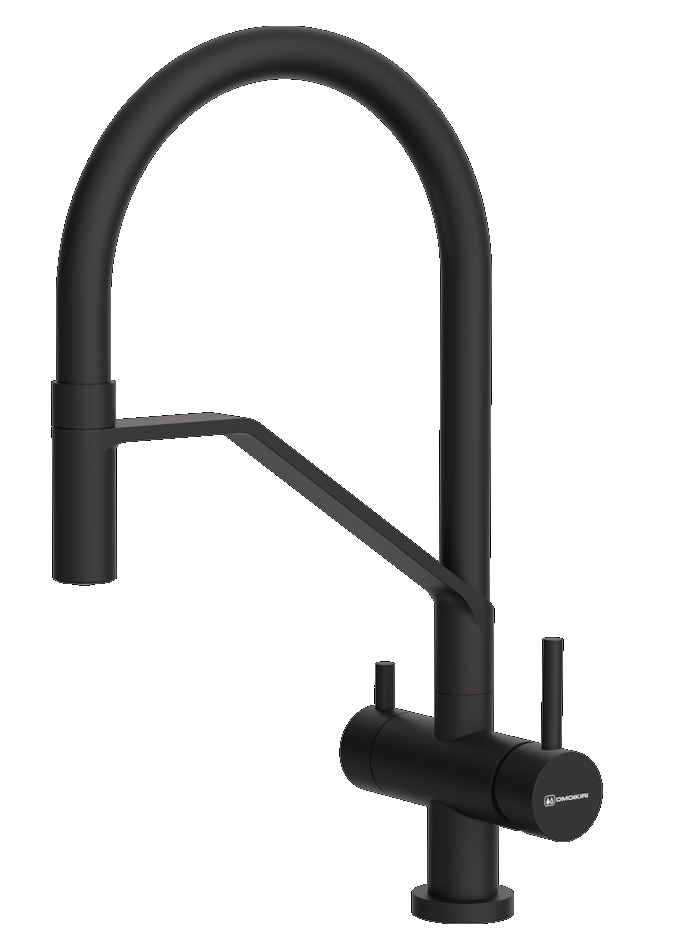 Фото товара: Omoikiri Akeno-GB-BL, смеситель, графит