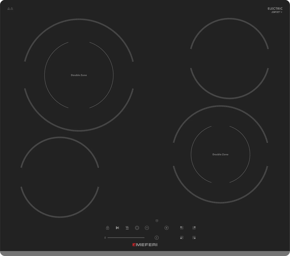 Фото товара: MEFERI MEH604BK COMFORT PLUS стеклокерамическая поверхность