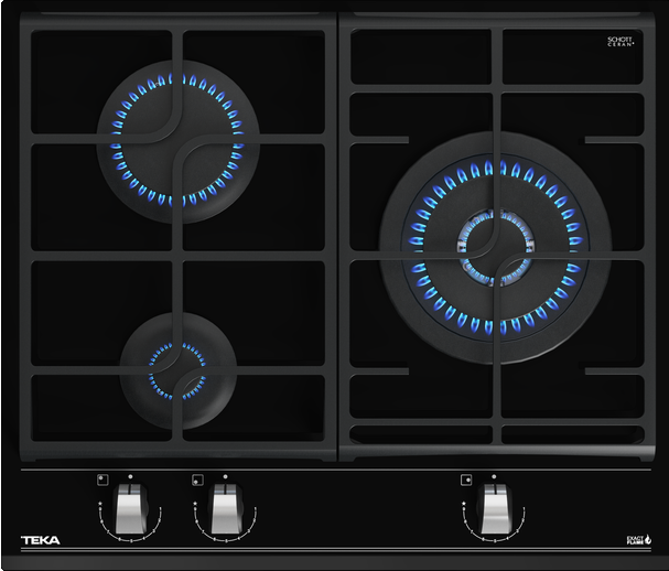 Фото товара: Teka GZC 63310 XBN BLACK газовая поверхность