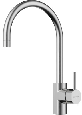 Фото товара: Omoikiri Wakayama-BN, смеситель, нержавеющая сталь