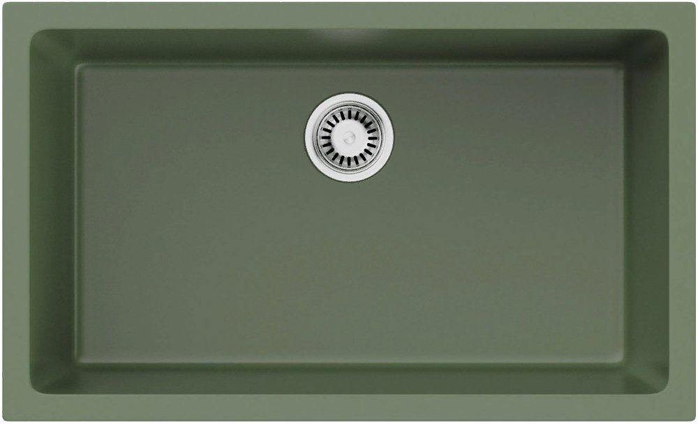 Фото товара: Omoikiri Okinoshima 76-U/I-OL, мойка, керамика, olive