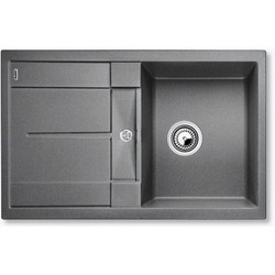 Детальное фото товара: Blanco Metra 45S-F, мойка, гранит, темная скала с клапаном-автоматом