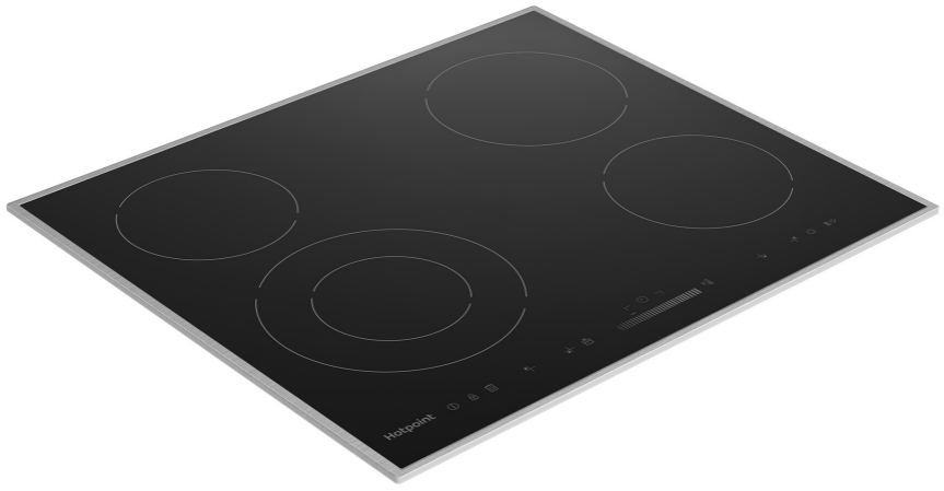 Hotpoint HR 6T2 X S Детальное фото товара: Hotpoint HR 6T2 X S стеклокерамическая поверхность