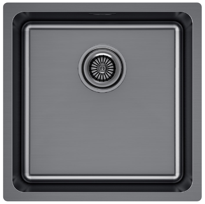 Фото товара: Paulmark YUNI 44 UNI, мойка, нержавеющая сталь, вороненая сталь