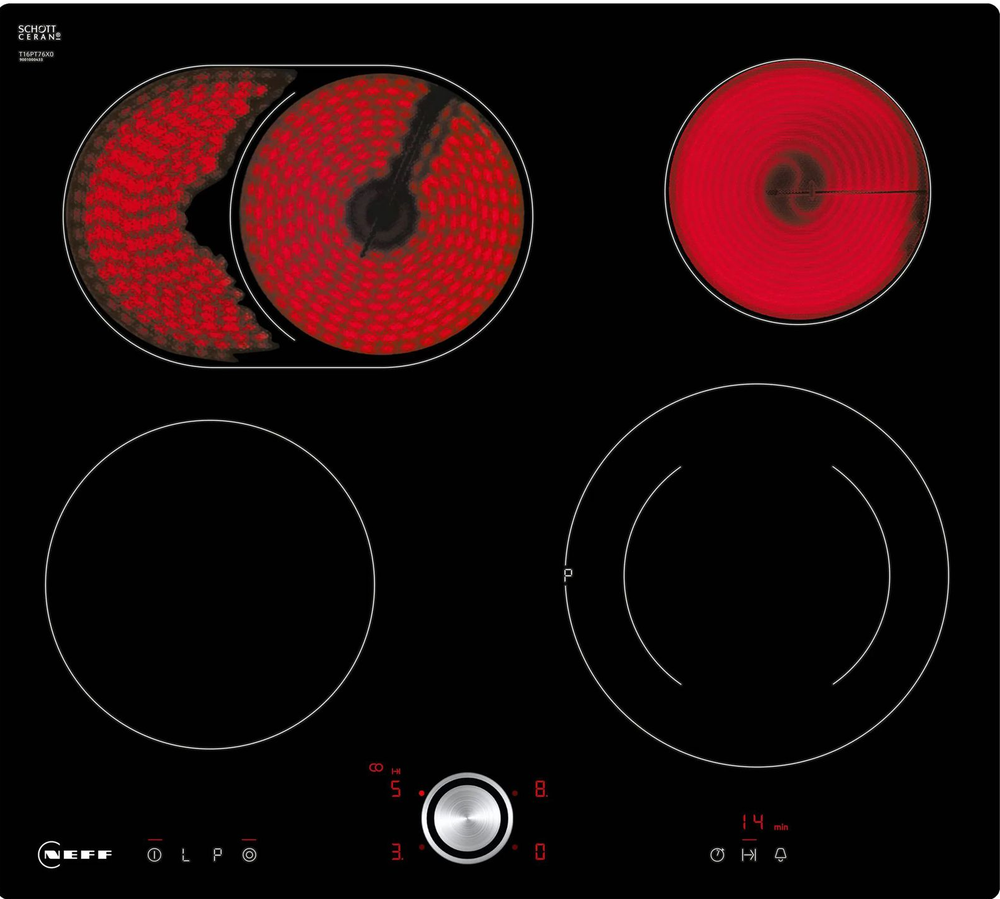 Фото товара: NEFF T16PT76X0 стеклокерамическая поверхность