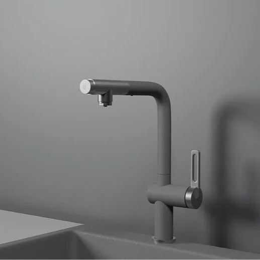 Фото товара: GRANULA 8169 смеситель, гранит, алюминиум