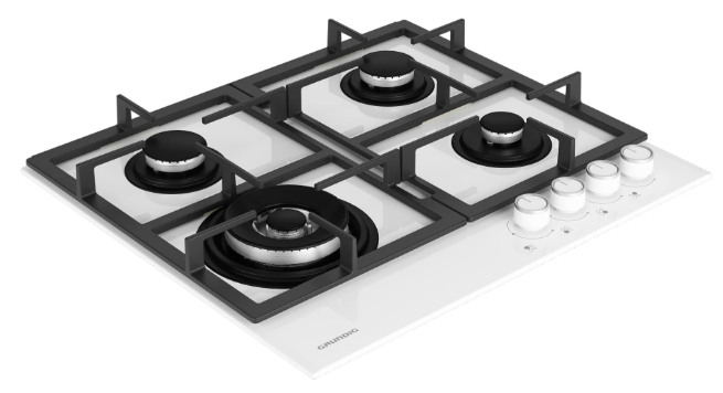 Детальное фото товара: Grundig GIGL 6234250 W газовая поверхность