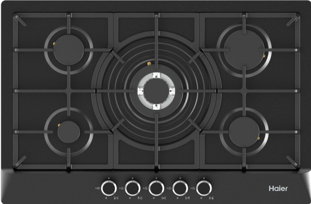 Фото товара: Haier HHX-M75CWBX газовая поверхность